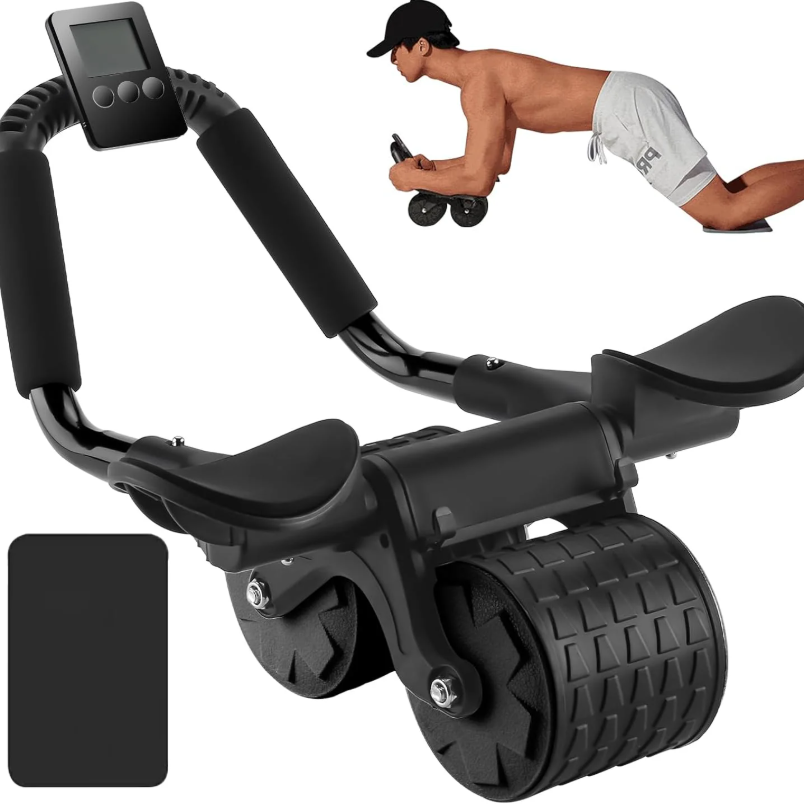 Ab Roller Wheel With Elbow Support - Поддержка локтя, автоматическое отскок, колесо для